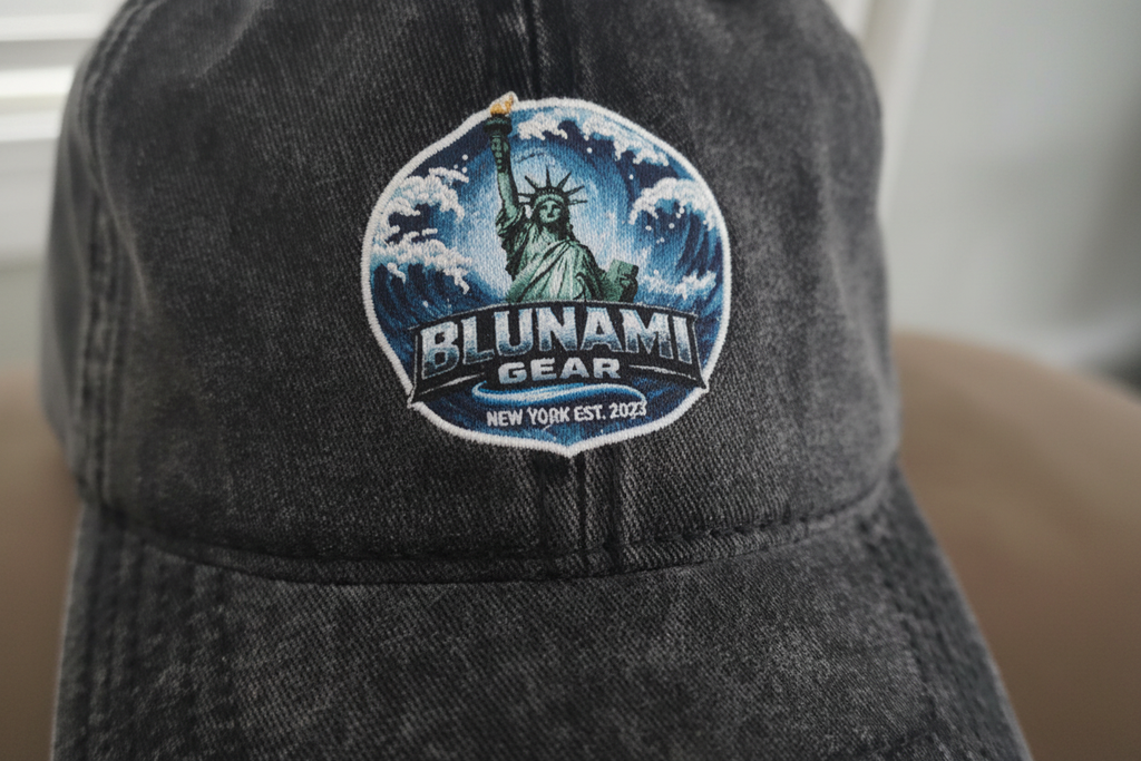 Blunami Hat Patch Detail