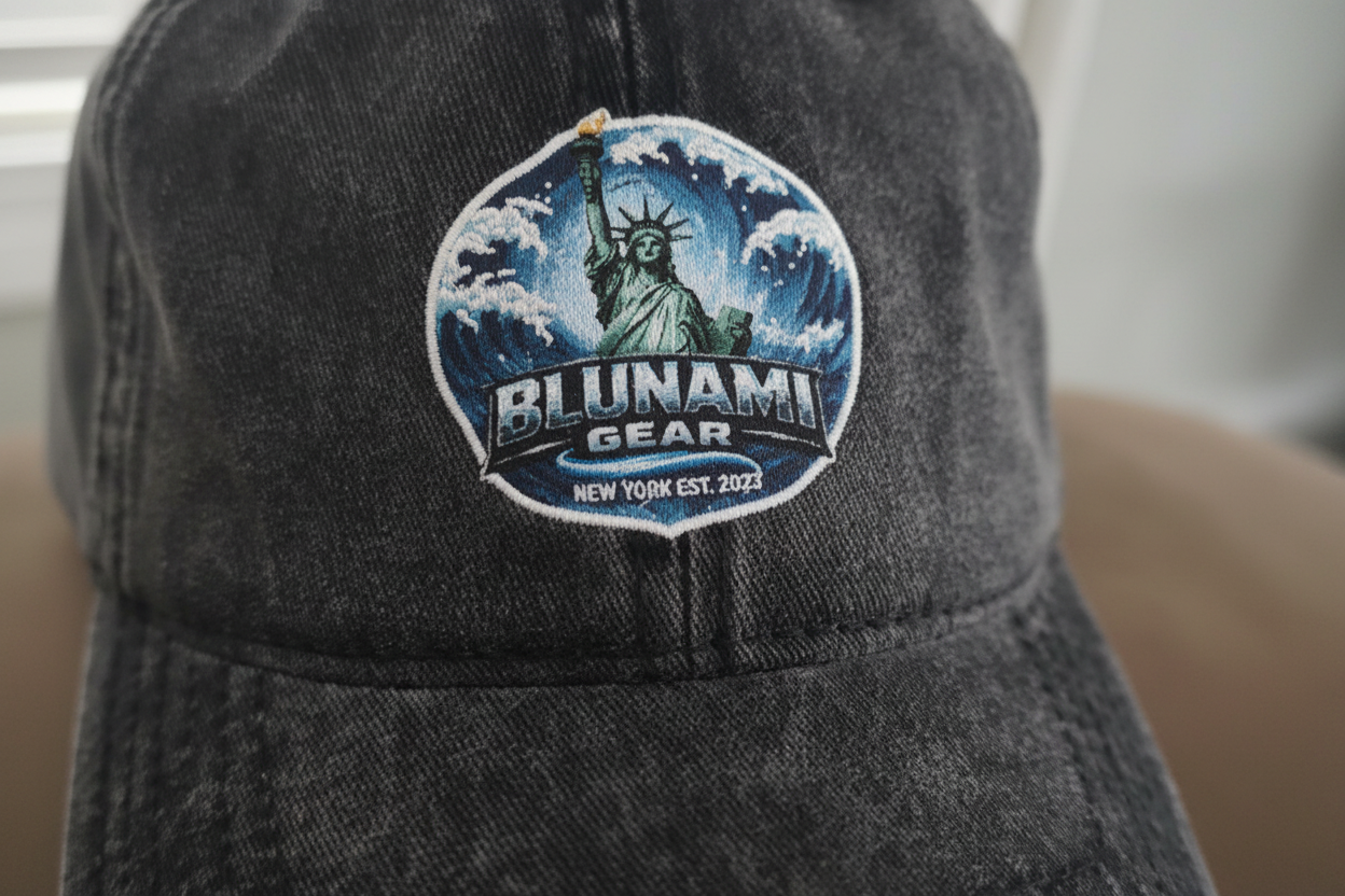 Blunami Hat Patch Detail