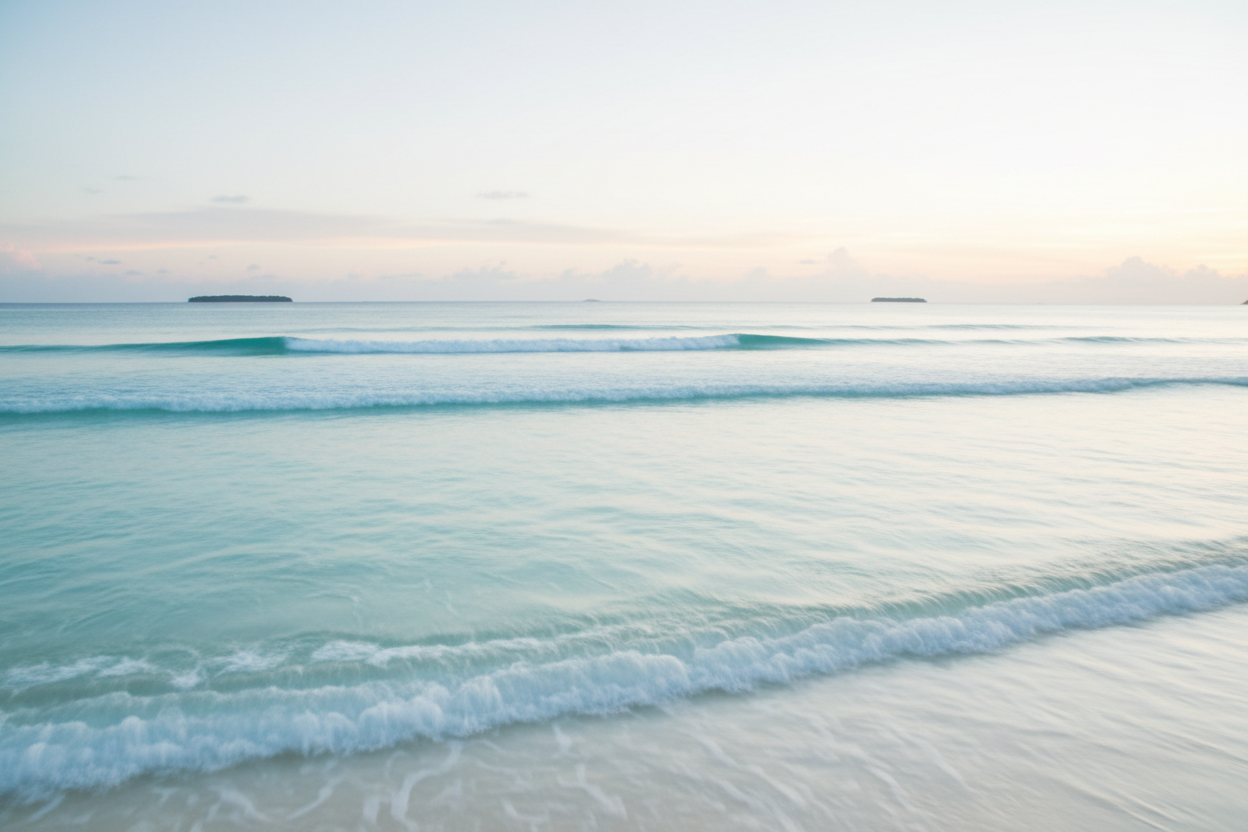 Soft Tropical Ocean Background
